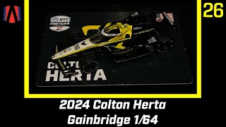 2024 Colton Herta 26 Gainbridge Indycar Diecast 164 [upl. by Ybba]