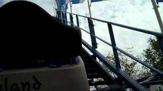 Ride the Storm Hurricane Coaster OnRide POV at Adventureland Long Island [upl. by Rumilly]