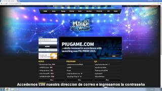 Como hacer una cuenta en piugame registrar usb Rank Mode etc Piu Prime [upl. by Aihsele]