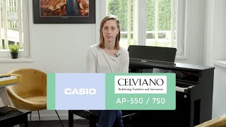 CASIO CELVIANO AP 550 750 FR PIANO [upl. by Enneire]