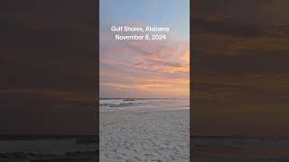 Gulf Shores Alabama sunset 11824 gulfshores alabamabeaches gulfshoresalabama gulfcoast beach [upl. by Huntington583]