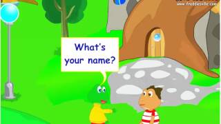 Whats your name Selfintroduction Lesson English for Children [upl. by Drarej]