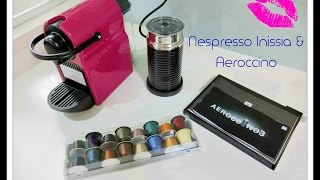 Lets make coffee with Nespresso Inissia and Aeroccino Review [upl. by Angrist262]