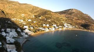 Vathi BeachSifnos Island Aerial [upl. by Lynsey]