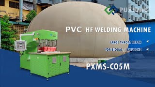 membrane biogas pvc welding machine [upl. by Ennaj]