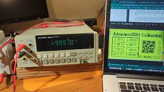 Fluke 8842A multimeter DC voltage measurement tests and accuracy [upl. by Belda]