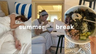 SUMMER BREAK 집콕 피서로 살아남은 한여름의 vlog🥒 부산에서의 4박 여름방학 [upl. by Almena]