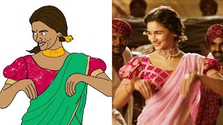 Sholay Full Video Song Funny Meme Drawing 🤣 NTRRam CharanAlia Bhatt  RRR 🔥 [upl. by Anitaf]