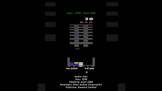 Klax  1990  Atari 2600  Atari VCS atari arcadegame retrogame gameplay games gamer game [upl. by Olaznog]