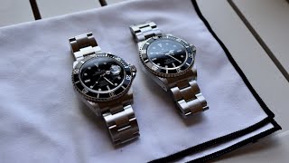 Finally The Rolex Submariner 14060m vs 16610 Date vs No Date Pre Ceramic Wars [upl. by Patric]