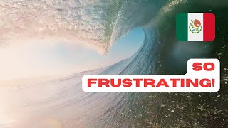 BODYBOARDING A TRICKY BEACH BREAK IN MEXICO [upl. by Arihppas]