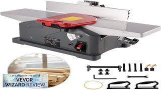 VEVOR Jointers Woodworking 6 Inch Benchtop Jointer 9000 RPMmin Jointer Planer Heavy Review [upl. by Aremmat]