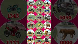 Part125 Indian Cars and Bikes Driving 3D  New Update  Ambulance  DJ Bike  R15  Lion Code [upl. by Morita]