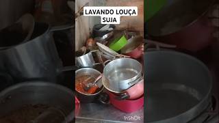 LAVANDO LOUÇA SUJA faxinacompleta faxinapensada limpeza faxinas faxineiro humor faxina [upl. by Steck967]