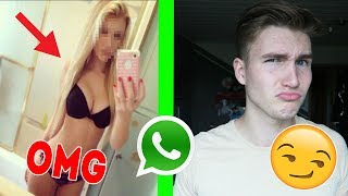 WhatsApp PRANK 🔥“Olexesh  MAGISCHquot an SCHLMPE 😨 schickt Aschbild [upl. by Sherj879]