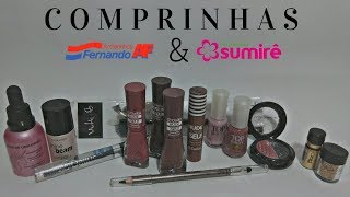 Primeira comprinha de 2018 na perfumaria Sumirê e no Armarinhos Fernando 🛍️💸 [upl. by Ahsyad]