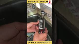 examples of surface tension  physics experiments  experiment facts science [upl. by Secundas]