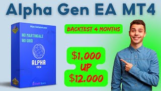 Alpha Gen EA MT4 Setting and Reviews [upl. by Sucul]