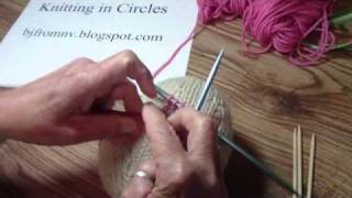 How to Knit Pick up Stitches for toy legs arms etc [upl. by Dorian951]