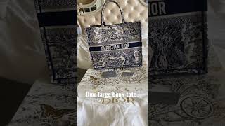 Dior large book tote [upl. by Llezo]