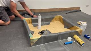 How to lay and adhere EPDM Rubber Roofing Membrane around external corners [upl. by Lelith]