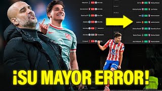 ¡Así es como JULIÁN ÁLVAREZ se convirtió en el PEOR error de la carrera de PEP GUARDIOLA❌😱 [upl. by Cattier286]