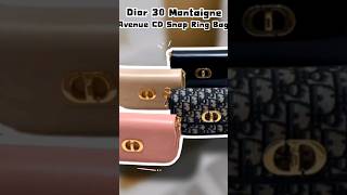 Dior 30 Montaigne Avenue CD Snap Ring Bag 👜🌌🖤 [upl. by Bj]