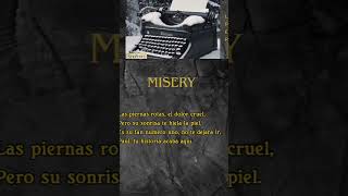 STEPHEN KING MISERY BY THE SERPENTS quotMISERYquot metal musica stephenking misery [upl. by Farrison]