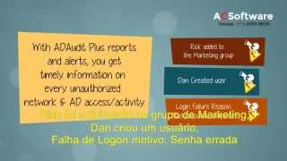 ADAudit Plus  Estudo de Caso [upl. by Elletnahc]