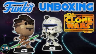 NEW Star Wars Funko Pop UNBOXING  Captain Rex and Pong Krell 2 Pack  The Clone Wars [upl. by Gary]