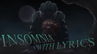 Insomnia with LYRICS  Hypnos Lullaby Cover [upl. by Trabue]