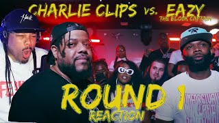 ROUND 1  Eazy The Block Captain vs Charlie Clips  The Trenches Unforgivable  REACTION [upl. by Wilkie]