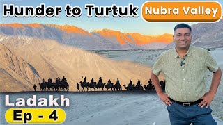 Ep 4 Hunder to Turtuk Thang villageIndia POK Border Ladakh  Sand dunes at Hunder  Nubra Valley [upl. by Ami]