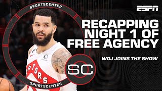 VanVleet’s max contract highlights Night 1 of NBA Free Agency – Woj breaks it down  SportsCenter [upl. by Ociram]