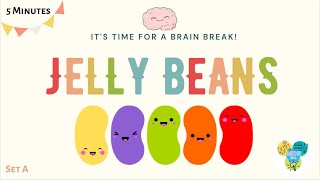 Fun Brain Break Activity for Kids  Jelly Beans [upl. by Pacien]