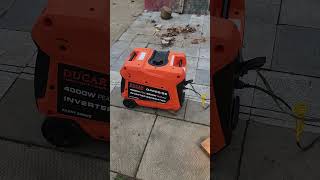 Ducar D4000W Inverter Generator Load Test automobile cubcadet lawnmower [upl. by Langston]