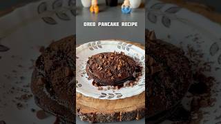 Trending recipe of Oreo Pancakes shorts oreo dessert chocolate pancake [upl. by Pendleton]