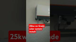 25 KW solar system on Grade install successfulsolarpanelsystem [upl. by Atinhoj]