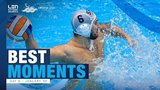 Lazic Georgescu and More  Best Moments Day 6  European Water Polo Championships 2024  Croatia [upl. by Vander]