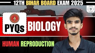 Biology Class 12 chapter 3 objective  मानव जनन  Human reproduction pyq  12th biology objective [upl. by Leelaj949]