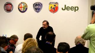 Marchionne quotNon criticate le vendite della Fiat Puntoquot [upl. by Hsot299]