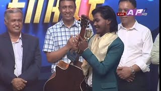 Nepal idol Karan pariyar winner season 5  Nepal idol nepal viral shortsvideo [upl. by Zacherie936]