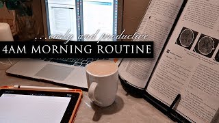 4am MORNING ROUTINE  Productive Morning Routine 2020  TheStylishMed [upl. by Ekaterina]