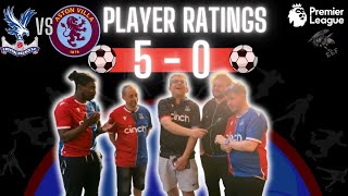 PLAYER RATINGS  Crystal Palace vs Aston Villa  CPFC crystalpalace avfc astonvilla [upl. by Sisco]