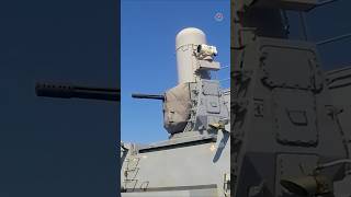 4500 rounds per minute Phalanx CIWS in Action [upl. by Sholom726]