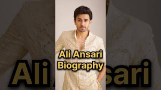 Ali Ansari Biography aliansari kaffara aliansarinewvideo kaffaradrama hindiserialgossips [upl. by Blanchard761]