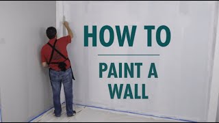 How To Paint A Wall  Bunnings Warehouse [upl. by Tennos]