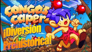 Congos Caper para Super Nintendo  ¡Diversión Prehistórica supernintendo reseñadevideojuegos [upl. by Mayce]