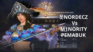 웃NORDECZ 1v2 NODE WAR  Buccaneer  Black Desert Mobile  OASIS Server [upl. by Najib]