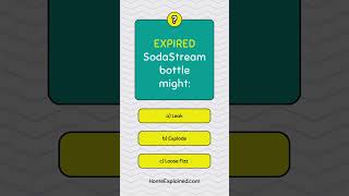 Expired SodaStream bottle might 😳 [upl. by Pryor]